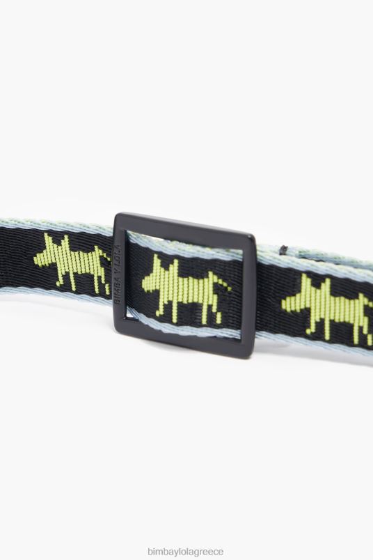 αξεσουάρ Bimba Y Lola λογότυπο γιακά κατοικίδιων ζώων L2L28965 μαύρος