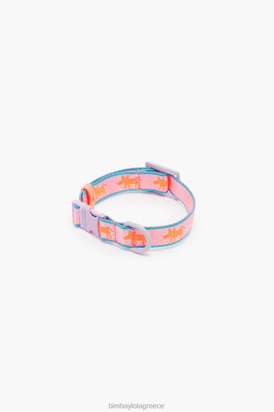 αξεσουάρ Bimba Y Lola λογότυπο γιακά κατοικίδιων ζώων L2L28966 ροζ