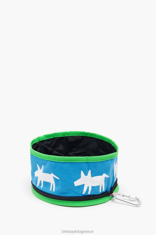 αξεσουάρ Bimba Y Lola λογότυπο μπολ με νερό για κατοικίδια L2L28970 μπλε