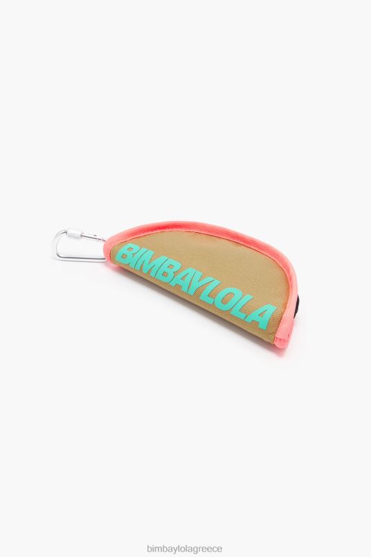 αξεσουάρ Bimba Y Lola λογότυπο μπολ με νερό για κατοικίδια L2L28972 χακί