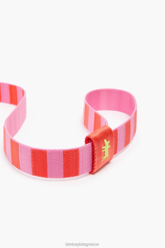 αξεσουάρ Bimba Y Lola λογότυπο λουρί για κατοικίδια L2L28974 ροζ