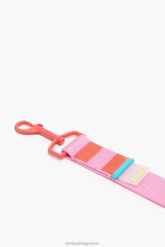 αξεσουάρ Bimba Y Lola λογότυπο λουρί για κατοικίδια L2L28974 ροζ