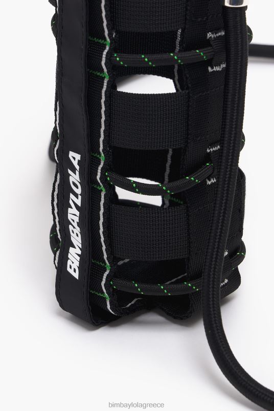 αξεσουάρ Bimba Y Lola νάιλον κάλυμμα μπουκαλιού L2L28898 μαύρος