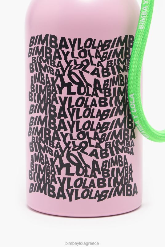 αξεσουάρ Bimba Y Lola ελαφρύ μπουκάλι ola από ανοξείδωτο χάλυβα L2L28893 ροζ
