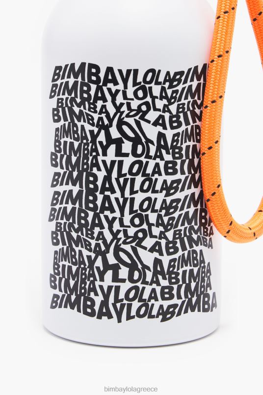 αξεσουάρ Bimba Y Lola μπουκάλι ola από ανοξείδωτο χάλυβα L2L28899 άσπρο