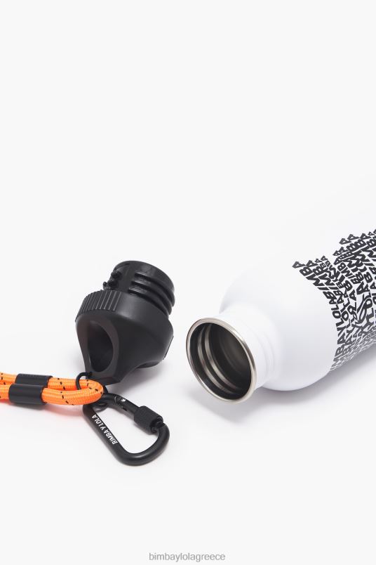 αξεσουάρ Bimba Y Lola μπουκάλι ola από ανοξείδωτο χάλυβα L2L28899 άσπρο