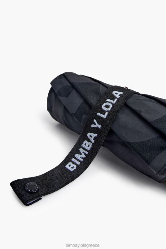 αξεσουάρ Bimba Y Lola ομπρέλα με λογότυπο L2L28962 μαύρος