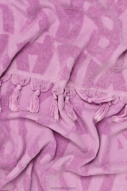 αξεσουάρ Bimba Y Lola πετσέτα με λογότυπο ζακάρ L2L28883 πασχαλιά