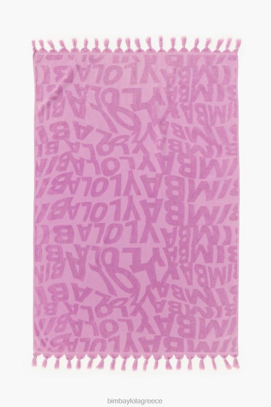 αξεσουάρ Bimba Y Lola πετσέτα με λογότυπο ζακάρ L2L28883 πασχαλιά
