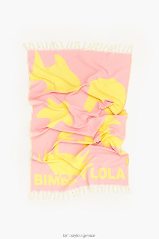 αξεσουάρ Bimba Y Lola πετσέτα ζακάρ L2L28890 ροζ