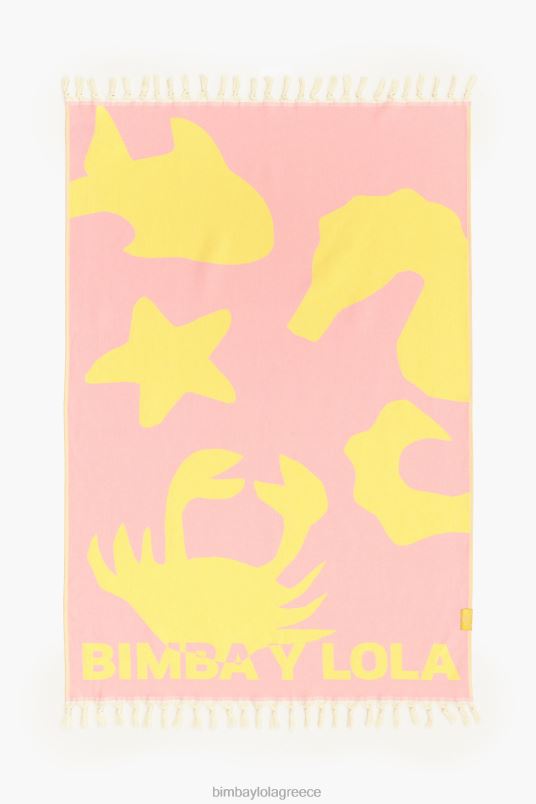 αξεσουάρ Bimba Y Lola πετσέτα ζακάρ L2L28890 ροζ