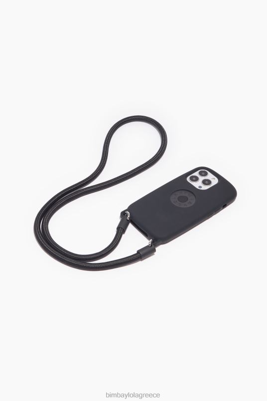 αξεσουάρ Bimba Y Lola Θήκη λογότυπου iphone 13 pro L2L28922 μαύρος