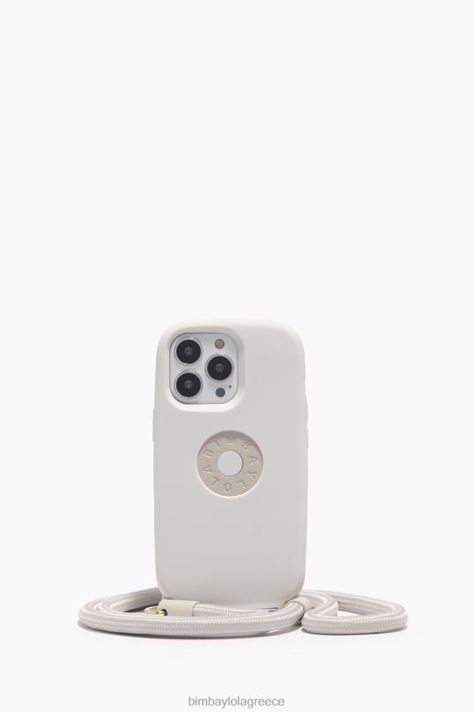 αξεσουάρ Bimba Y Lola Θήκη λογότυπου iphone 13 pro L2L28927 τεφρόχρουν χρώμα