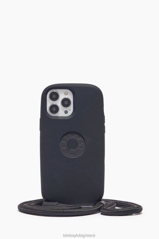 αξεσουάρ Bimba Y Lola Θήκη λογότυπου iphone 13 pro max L2L28924 μαύρος