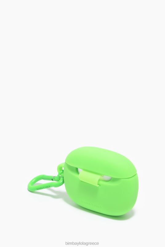 αξεσουάρ Bimba Y Lola λογότυπο θήκη airpods σιλικόνης L2L28935 πράσινος
