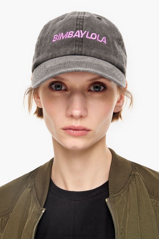 αξεσουάρ Bimba Y Lola βαμβακερό καπάκι L2L28857 μαύρος