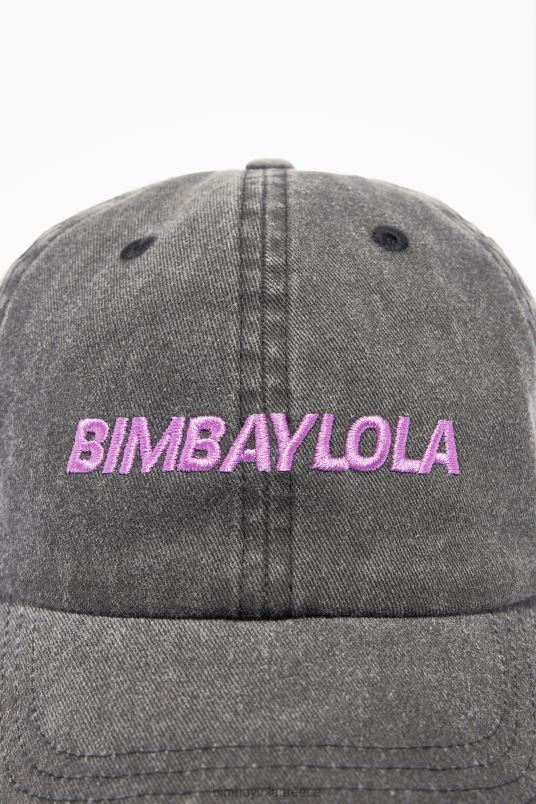 αξεσουάρ Bimba Y Lola βαμβακερό καπάκι L2L28857 μαύρος