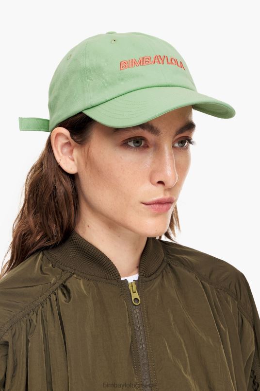 αξεσουάρ Bimba Y Lola βαμβακερό καπάκι L2L28859 πράσινος