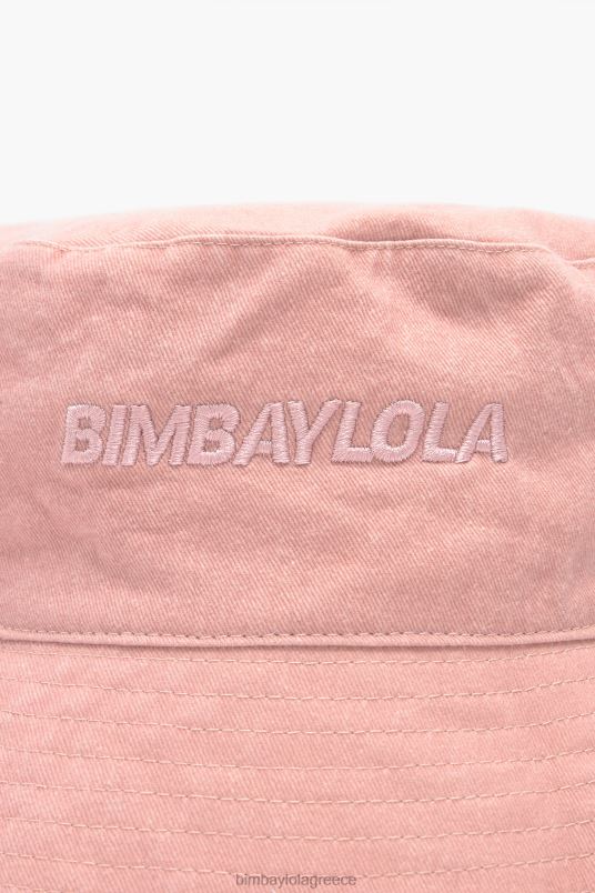 αξεσουάρ Bimba Y Lola πλυμένο καπέλο κουβά L2L28860 ροζ