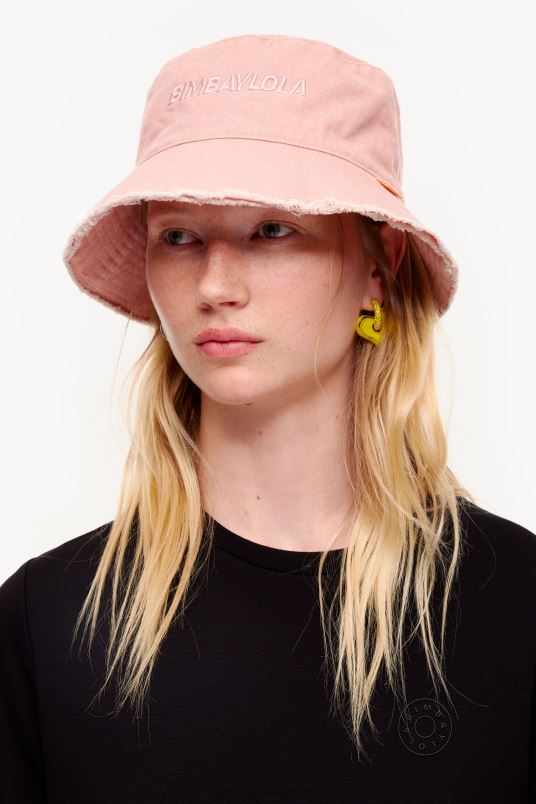 αξεσουάρ Bimba Y Lola πλυμένο καπέλο κουβά L2L28860 ροζ