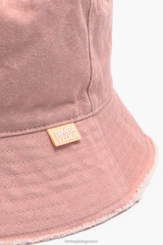 αξεσουάρ Bimba Y Lola πλυμένο καπέλο κουβά L2L28860 ροζ