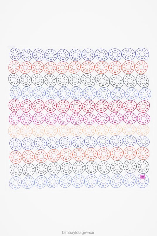 αξεσουάρ Bimba Y Lola σάλι λογότυπων L2L28624 άσπρο