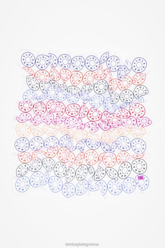 αξεσουάρ Bimba Y Lola σάλι λογότυπων L2L28624 άσπρο