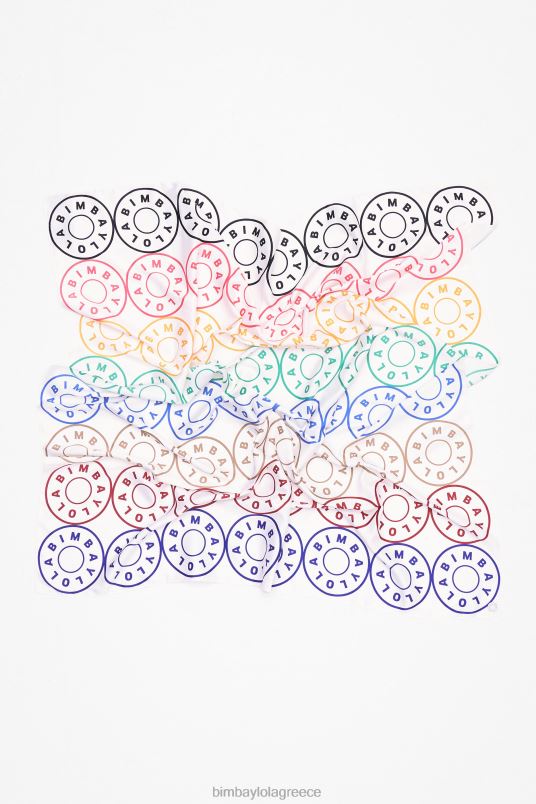 αξεσουάρ Bimba Y Lola κασκόλ με λογότυπα L2L28625 άσπρο