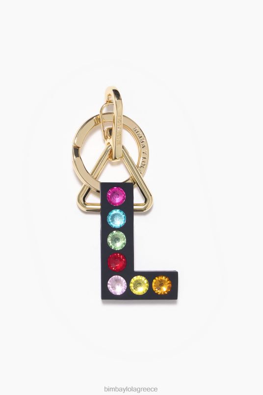 αξεσουάρ Bimba Y Lola μπρελόκ γράμματος σιλικόνης L2L281182 μεγάλο