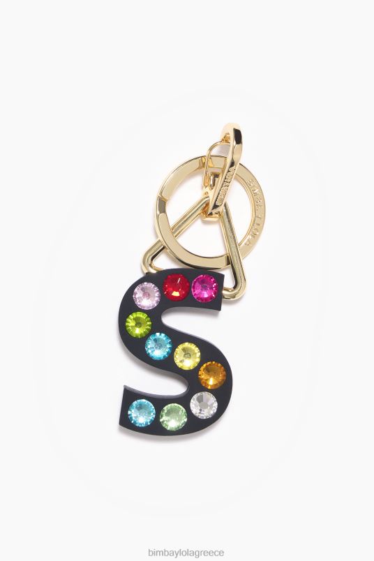 αξεσουάρ Bimba Y Lola μπρελόκ γράμματος σιλικόνης L2L281189 μικρό