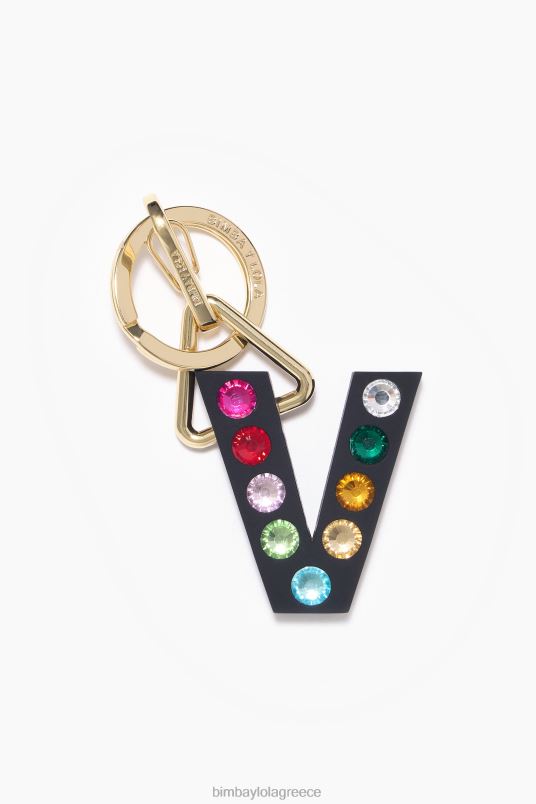 αξεσουάρ Bimba Y Lola μπρελόκ γράμματος σιλικόνης L2L281192 v