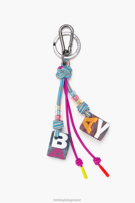 αξεσουάρ Bimba Y Lola μπρελόκ με ζάρια L2L28944 μπλε και ροζ
