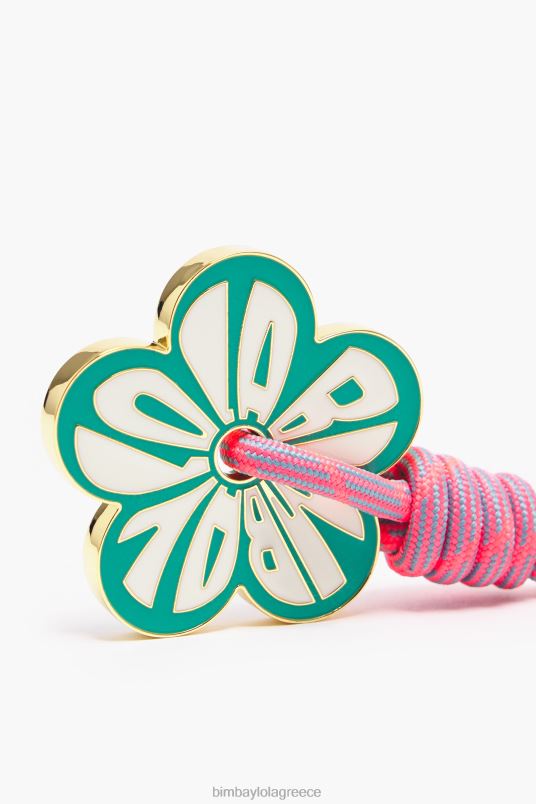 αξεσουάρ Bimba Y Lola μπρελόκ λουλούδι L2L28949 μπλε