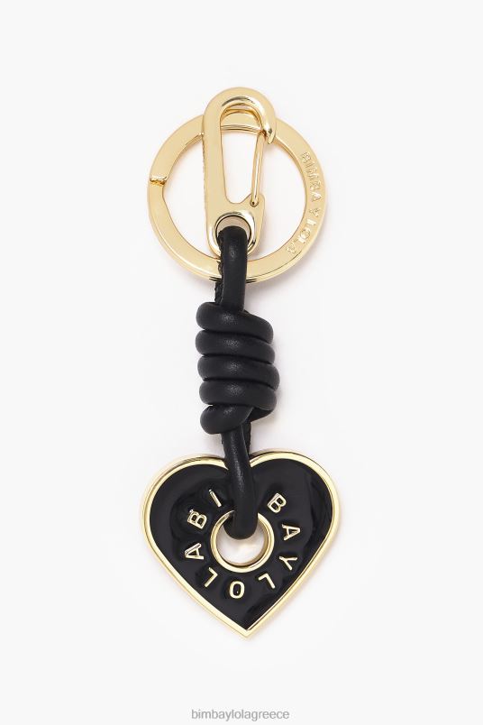 αξεσουάρ Bimba Y Lola μπρελόκ καρδιά L2L28954 μαύρος