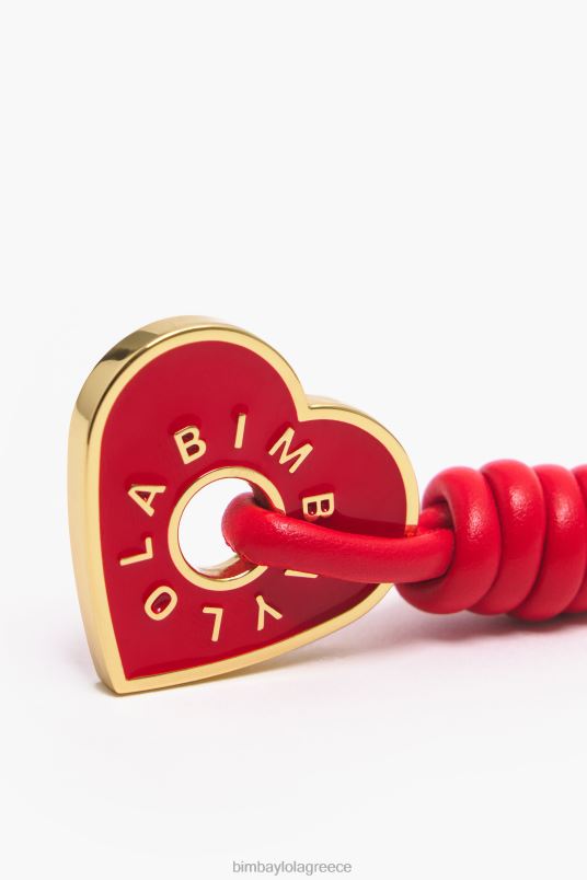 αξεσουάρ Bimba Y Lola μπρελόκ καρδιά L2L28955 το κόκκινο