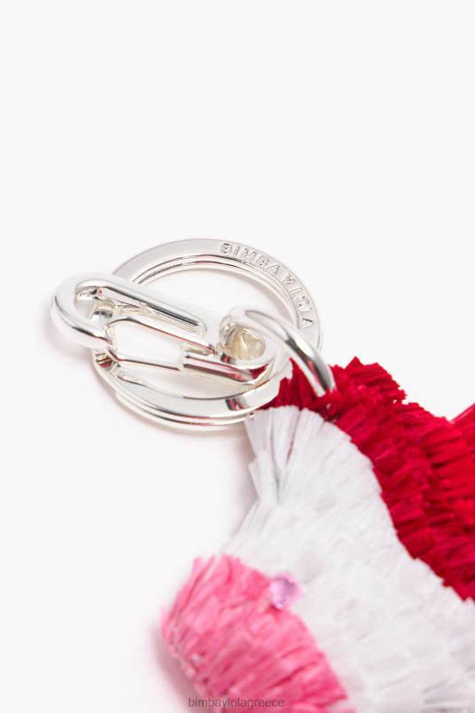 αξεσουάρ Bimba Y Lola μπρελόκ ψαριού raffia L2L28946 ροζ