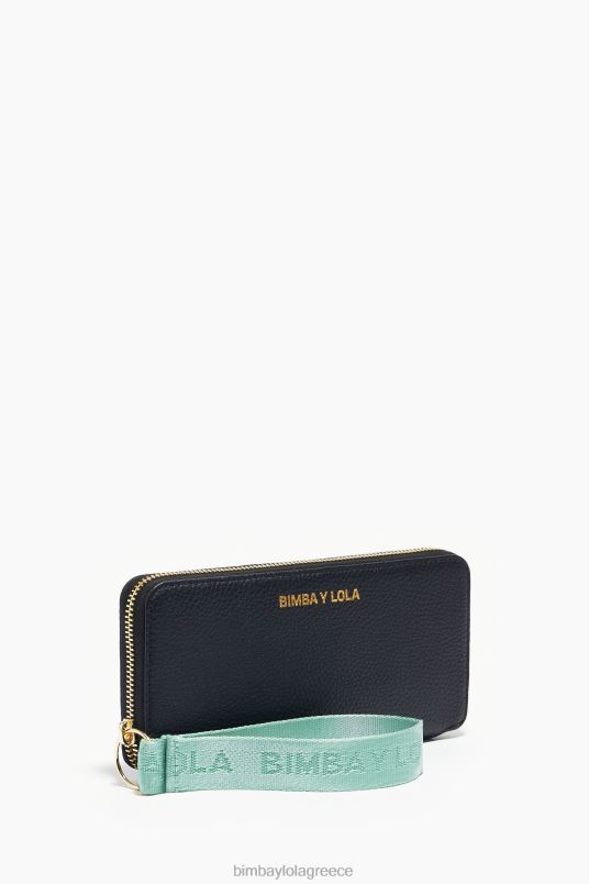 αξεσουάρ Bimba Y Lola δερμάτινο πορτοφόλι L2L281068 μαύρος