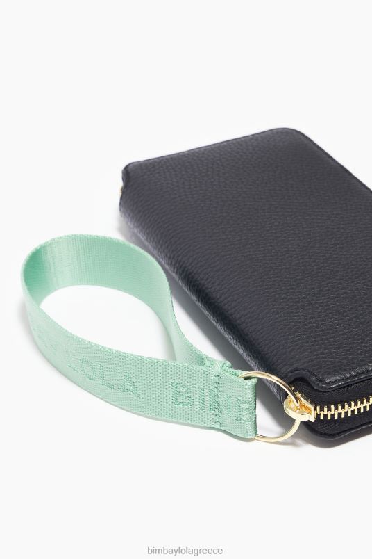 αξεσουάρ Bimba Y Lola δερμάτινο πορτοφόλι L2L281068 μαύρος