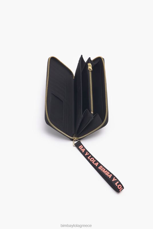 αξεσουάρ Bimba Y Lola νάιλον βιβλίο πορτοφόλι L2L281072 μαύρος