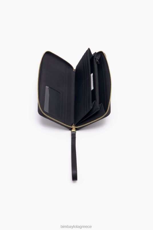 αξεσουάρ Bimba Y Lola νάιλον βιβλίο πορτοφόλι L2L281073 μαύρος