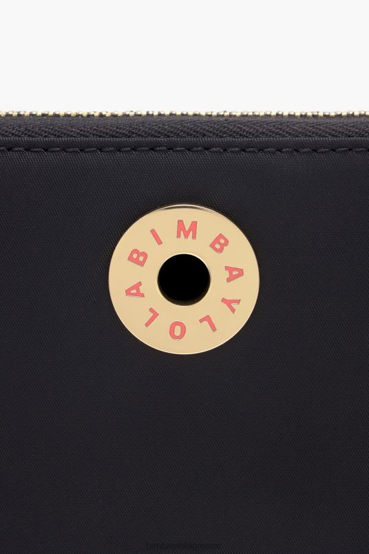 αξεσουάρ Bimba Y Lola νάιλον βιβλίο πορτοφόλι L2L281073 μαύρος