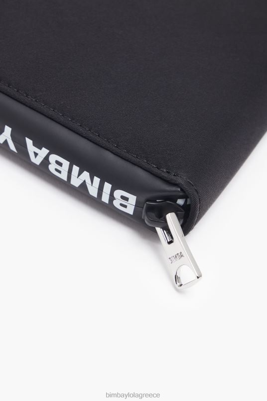 αξεσουάρ Bimba Y Lola νάιλον βιβλίο πορτοφόλι L2L281077 μαύρος