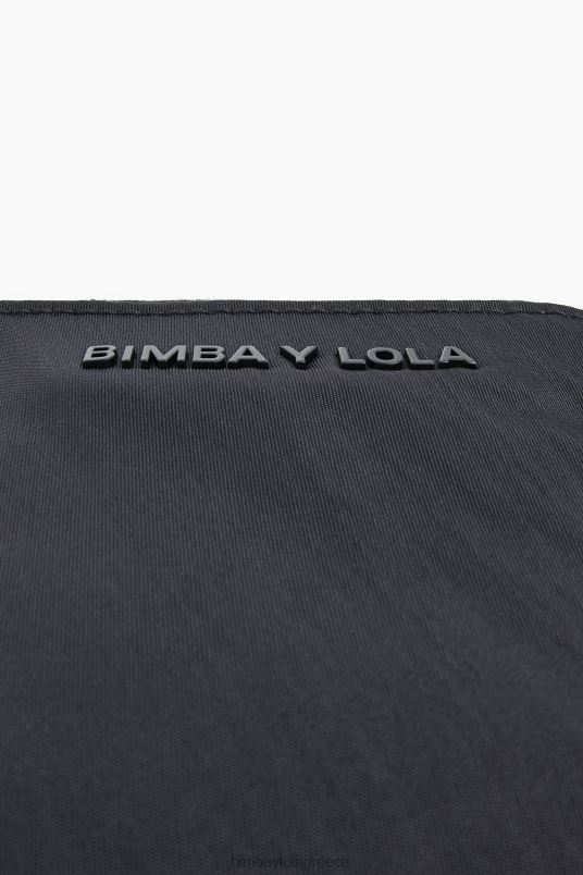 αξεσουάρ Bimba Y Lola νάιλον κυρτό πορτοφόλι νομισμάτων L2L281131 μαύρος