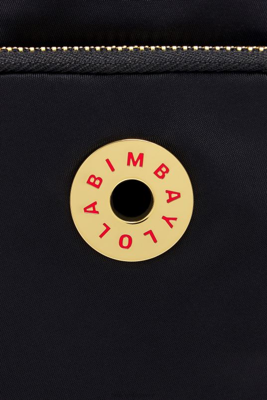αξεσουάρ Bimba Y Lola παραλληλόγραμμη νάιλον μίνι τσάντα L2L281135 μαύρος
