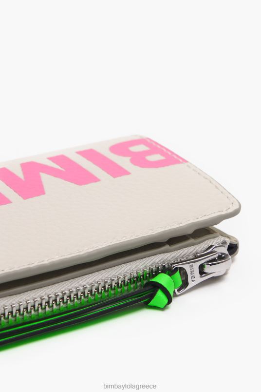 αξεσουάρ Bimba Y Lola δερμάτινο ορθογώνιο τσαντάκι L2L281000 άσπρο