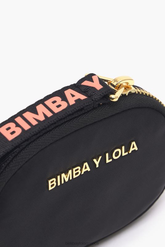 αξεσουάρ Bimba Y Lola νάιλον οβάλ τσαντάκι νομισμάτων L2L281015 μαύρος