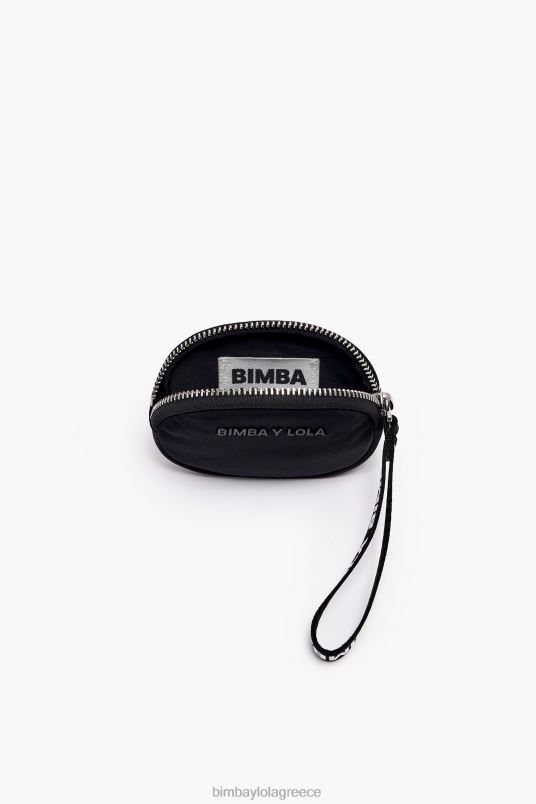 αξεσουάρ Bimba Y Lola νάιλον οβάλ τσαντάκι νομισμάτων L2L281016 μαύρος