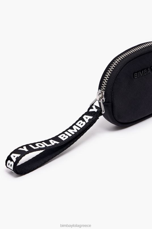 αξεσουάρ Bimba Y Lola νάιλον οβάλ τσαντάκι νομισμάτων L2L281016 μαύρος