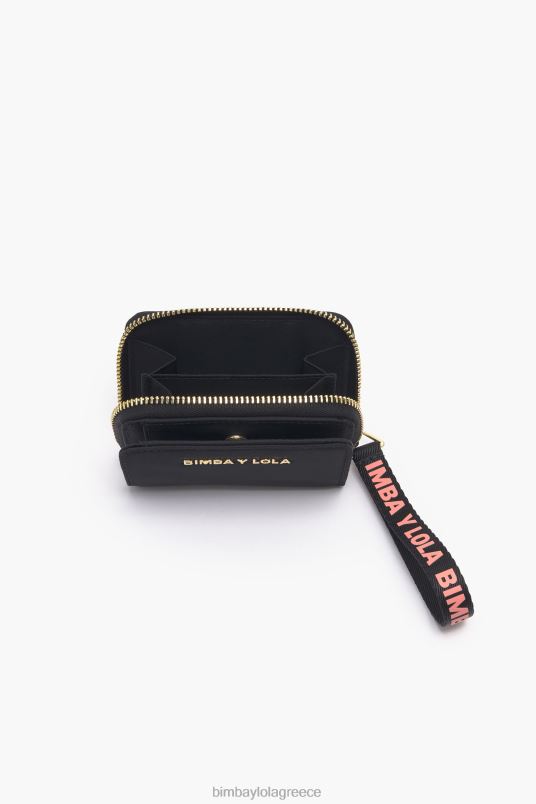 αξεσουάρ Bimba Y Lola νάιλον ορθογώνιο πορτοφόλι L2L281022 μαύρος