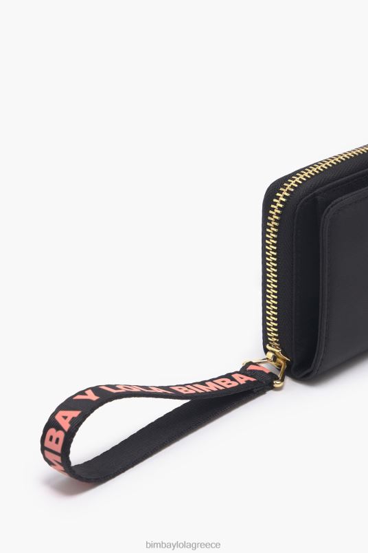 αξεσουάρ Bimba Y Lola νάιλον ορθογώνιο πορτοφόλι L2L281022 μαύρος
